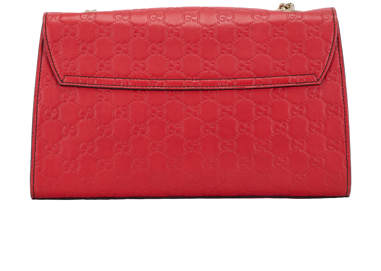 Medium Emily, &pound;650, Handbags, Red, Leather, Back view